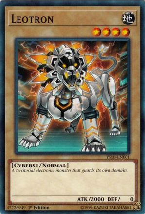 Leotron (Common) (YS18-EN001) - Starter Deck: Codebreaker 1st Edition