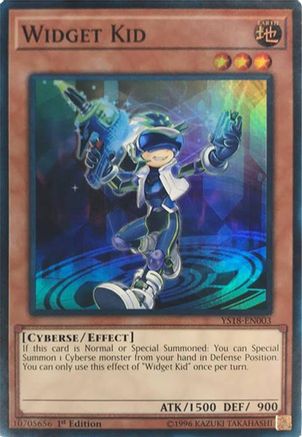 Widget Kid (Super Rare) (YS18-EN003) - Starter Deck: Codebreaker 1st Edition