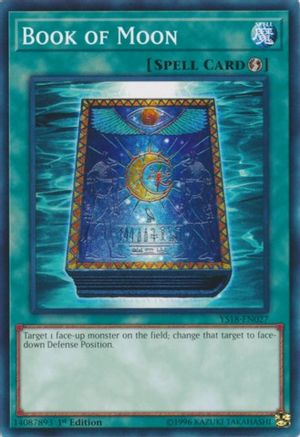 Book of Moon (Common) (YS18-EN027) - Starter Deck: Codebreaker 1st Edition