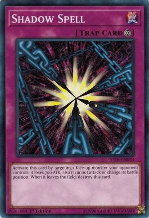 Shadow Spell (Common) (YS18-EN034) - Starter Deck: Codebreaker 1st Edition