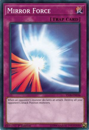 Mirror Force (Common) (YS18-EN036) - Starter Deck: Codebreaker 1st Edition