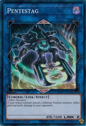 Pentestag (Super Rare) (YS18-EN042) - Starter Deck: Codebreaker 1st Edition