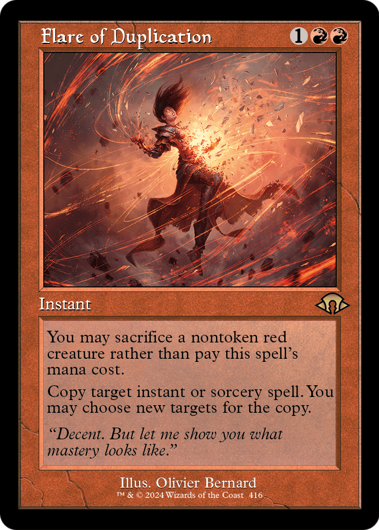 Flare of Duplication (Retro Frame) (MH3-416) [Modern Horizons 3]
