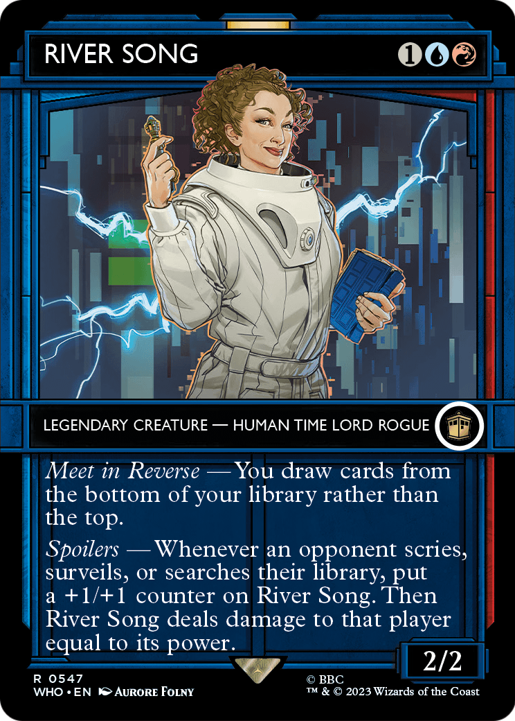River Song (Showcase) (WHO-547) (Borderless) [Doctor Who] Foil