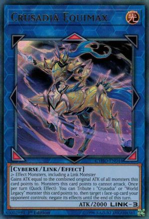 Crusadia Equimax (Ultra Rare) (CYHO-EN044) - Cybernetic Horizon Unlimited