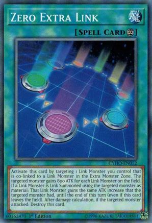 Zero Extra Link (Common) (CYHO-EN052) - Cybernetic Horizon 1st Edition