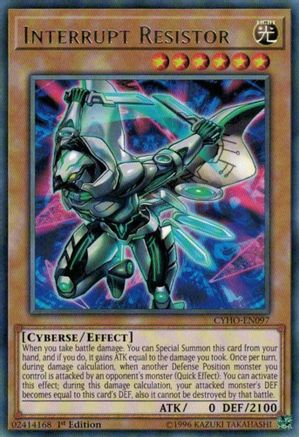 Interrupt Resistor (Rare) (CYHO-EN097) - Cybernetic Horizon Unlimited
