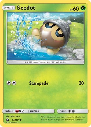 Seedot (12/168) [SM  Celestial Storm] Reverse Holofoil - Common