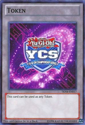 Yu-Gi-Oh Championship Series Token (2014 Pre-registration) (Super Rare) (TKN4-EN017) - Yu-Gi-Oh! Tokens Unlimited
