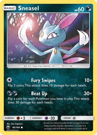 Sneasel (86/168) [SM  Celestial Storm] - Common