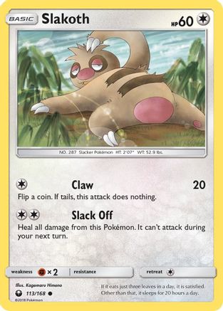 Slakoth (113/168) [SM  Celestial Storm] - Common