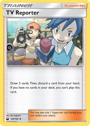 TV Reporter (149/168) [SM  Celestial Storm] - Uncommon