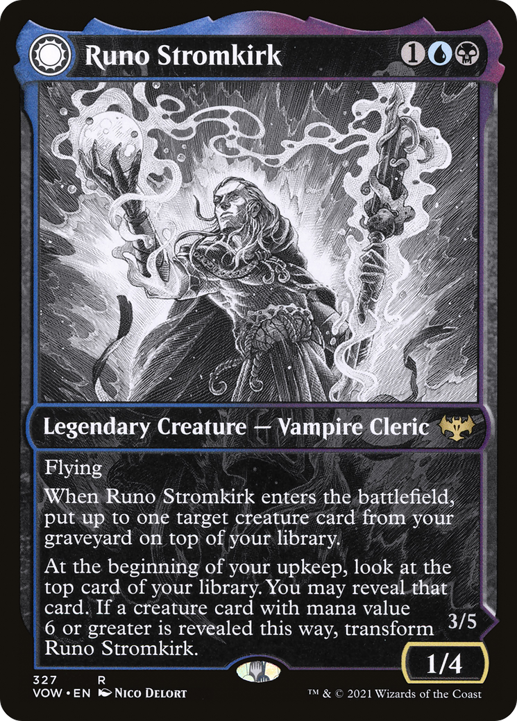 Runo Stromkirk (Showcase) (VOW-327) [Innistrad: Crimson Vow] Foil