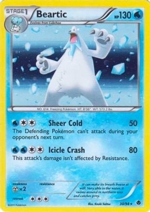 Beartic (Cosmos Holo) (30/098) [Blister Exclusives] Holofoil - Promo