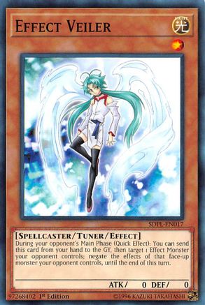 Effect Veiler (Common) (SDPL-EN017) - Structure Deck: Powercode Link 1st Edition