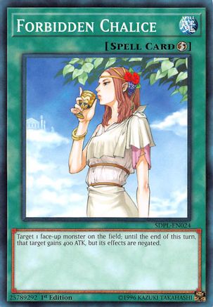 Forbidden Chalice (Common) (SDPL-EN024) - Structure Deck: Powercode Link 1st Edition
