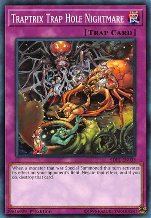 Traptrix Trap Hole Nightmare (Common) (SDPL-EN033) - Structure Deck: Powercode Link 1st Edition