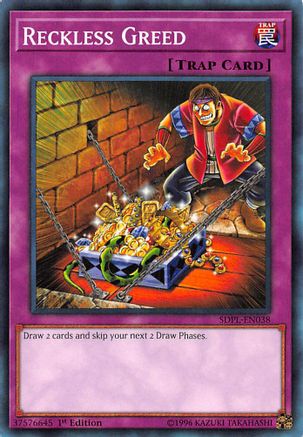 Reckless Greed (Common) (SDPL-EN038) - Structure Deck: Powercode Link 1st Edition