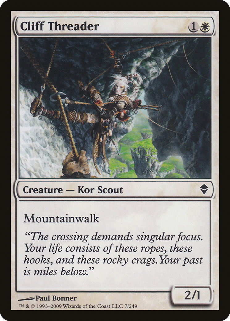 Cliff Threader (ZEN-007) [Zendikar] Foil
