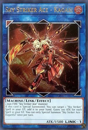 Sky Striker Ace - Kagari (Ultimate Rare) (OP08-EN002) - OTS Tournament Pack 8 Unlimited