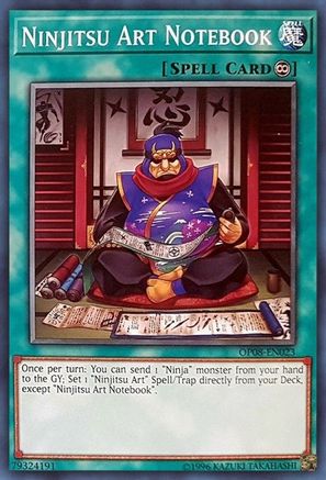 Ninjitsu Art Notebook (Common) (OP08-EN023) - OTS Tournament Pack 8 Unlimited
