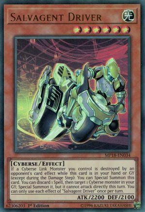 Salvagent Driver (Ultra Rare) (MP18-EN034) - 2018 Mega-Tins Mega Pack 1st Edition