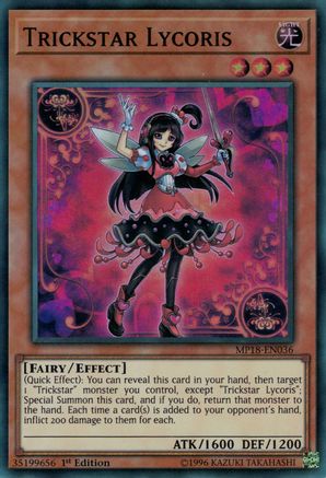 Trickstar Lycoris (Super Rare) (MP18-EN036) - 2018 Mega-Tins Mega Pack 1st Edition