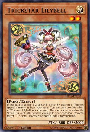 Trickstar Lilybell (Rare) (MP18-EN035) - 2018 Mega-Tins Mega Pack 1st Edition