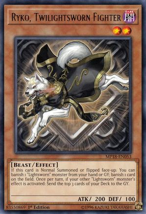 Ryko, Twilightsworn Fighter (Rare) (MP18-EN053) - 2018 Mega-Tins Mega Pack 1st Edition