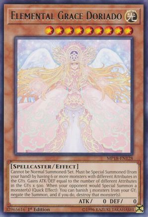Elemental Grace Doriado (Rare) (MP18-EN128) - 2018 Mega-Tins Mega Pack 1st Edition