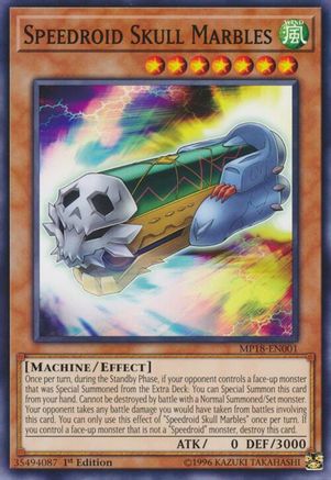 Speedroid Skull Marbles (Common) (MP18-EN001) - 2018 Mega-Tins Mega Pack 1st Edition