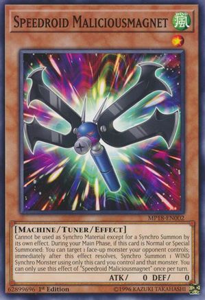 Speedroid Maliciousmagnet (Common) (MP18-EN002) - 2018 Mega-Tins Mega Pack 1st Edition