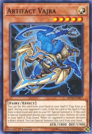 Artifact Vajra (Common) (MP18-EN027) - 2018 Mega-Tins Mega Pack 1st Edition