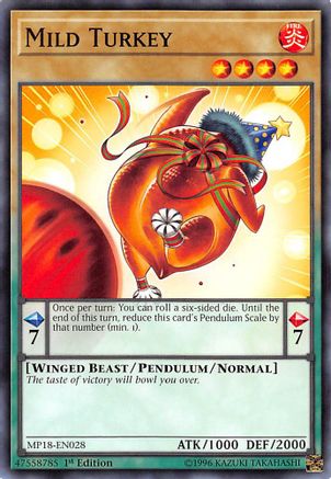 Mild Turkey (Common) (MP18-EN028) - 2018 Mega-Tins Mega Pack 1st Edition