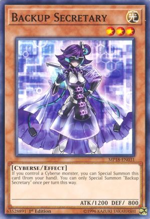 Backup Secretary (Common) (MP18-EN031) - 2018 Mega-Tins Mega Pack 1st Edition