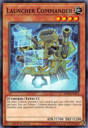 Launcher Commander (Common) (MP18-EN033) - 2018 Mega-Tins Mega Pack 1st Edition