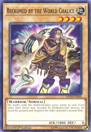 Beckoned by the World Chalice (Common) (MP18-EN046) - 2018 Mega-Tins Mega Pack 1st Edition