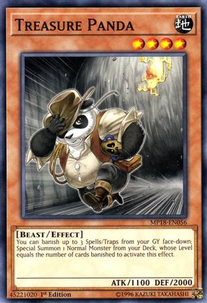 Treasure Panda (Common) (MP18-EN056) - 2018 Mega-Tins Mega Pack 1st Edition