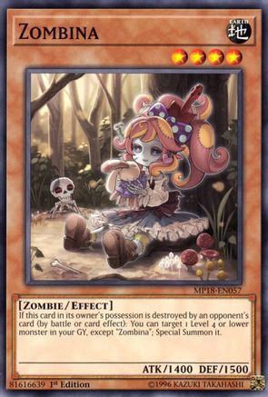 Zombina (Common) (MP18-EN057) - 2018 Mega-Tins Mega Pack 1st Edition