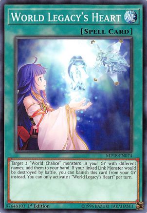 World Legacy's Heart (Common) (MP18-EN074) - 2018 Mega-Tins Mega Pack 1st Edition