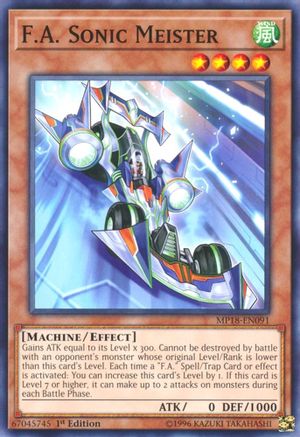 F.A. Sonic Meister (Common) (MP18-EN091) - 2018 Mega-Tins Mega Pack 1st Edition