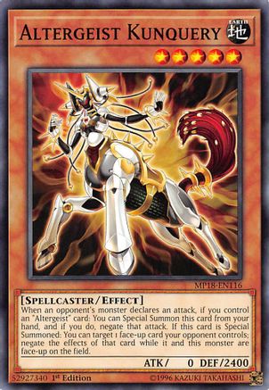 Altergeist Kunquery (Common) (MP18-EN116) - 2018 Mega-Tins Mega Pack 1st Edition