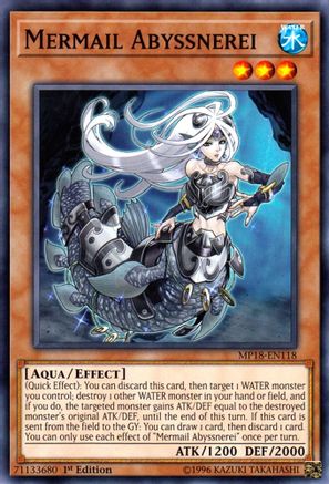 Mermail Abyssnerei (Common) (MP18-EN118) - 2018 Mega-Tins Mega Pack 1st Edition