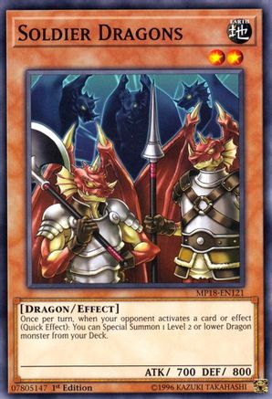 Soldier Dragons (Common) (MP18-EN121) - 2018 Mega-Tins Mega Pack 1st Edition