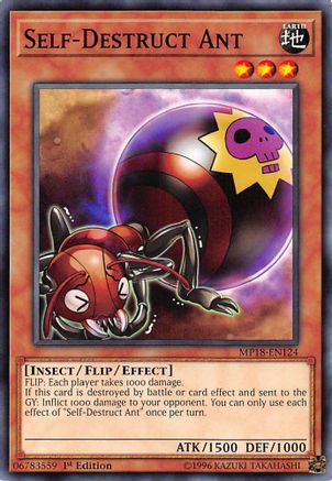 Self-Destruct Ant (Common) (MP18-EN124) - 2018 Mega-Tins Mega Pack 1st Edition
