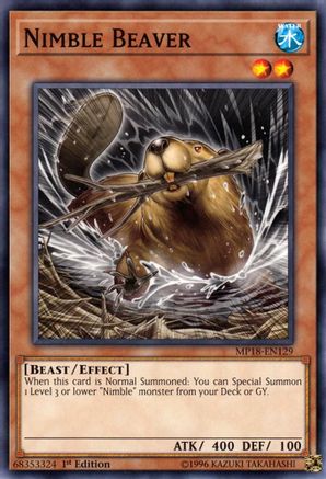 Nimble Beaver (Common) (MP18-EN129) - 2018 Mega-Tins Mega Pack 1st Edition