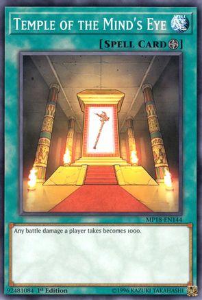 Temple of the Mind's Eye (Common) (MP18-EN144) - 2018 Mega-Tins Mega Pack 1st Edition