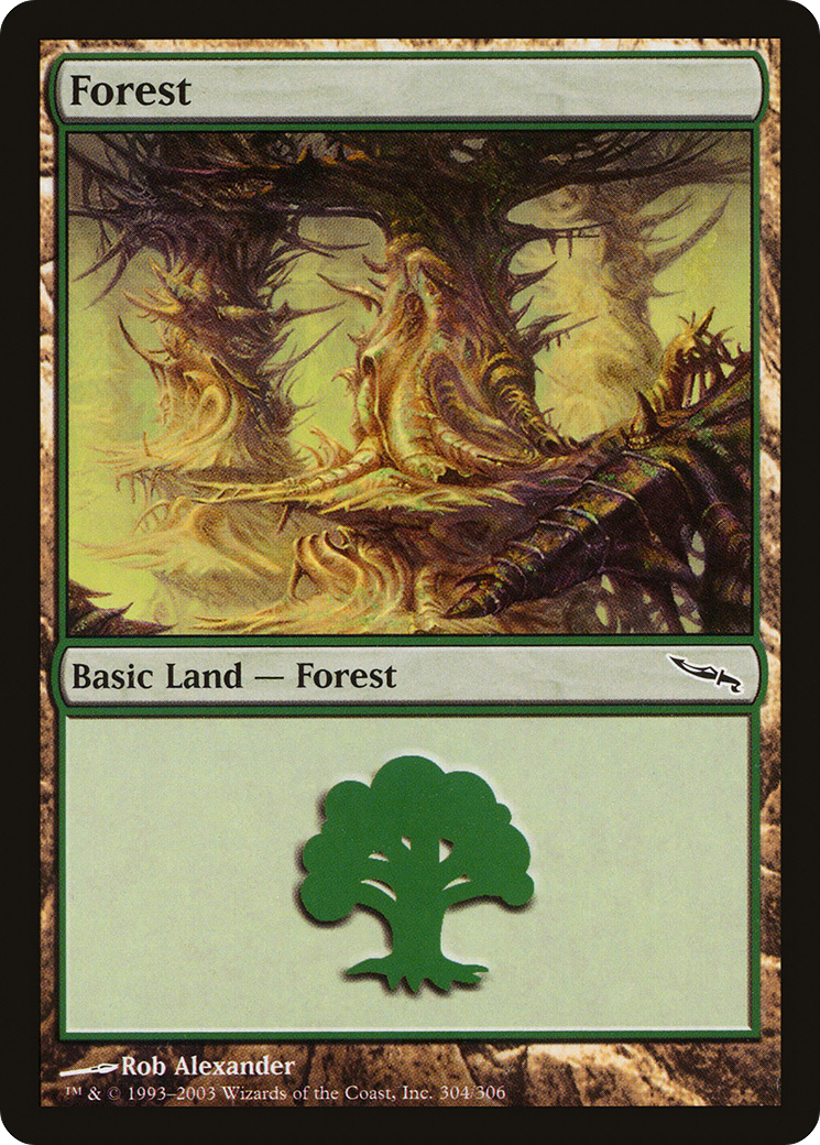 Forest (MRD-304) [Mirrodin]