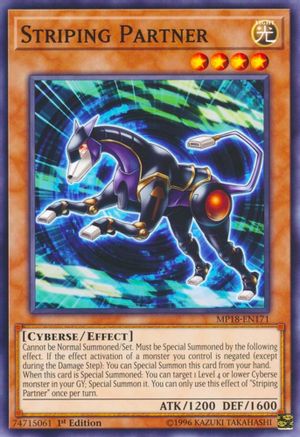 Striping Partner (Common) (MP18-EN171) - 2018 Mega-Tins Mega Pack 1st Edition
