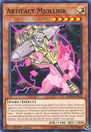 Artifact Mjollnir (Common) (MP18-EN186) - 2018 Mega-Tins Mega Pack 1st Edition